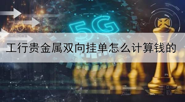 工行贵金属双向挂单怎么计算钱的