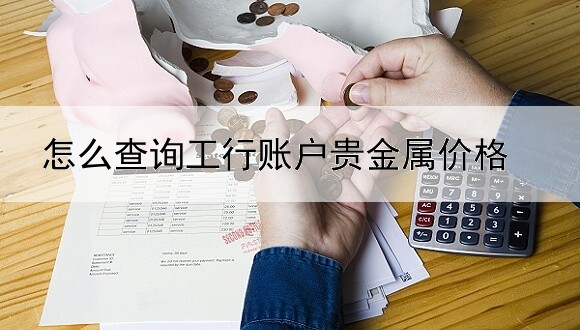 怎么查询工行账户贵金属价格