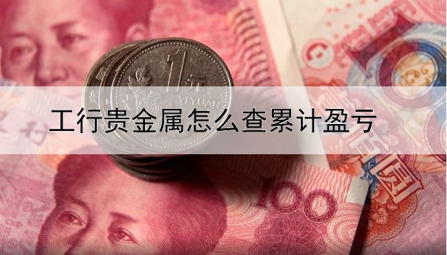 工行贵金属怎么查累计盈亏